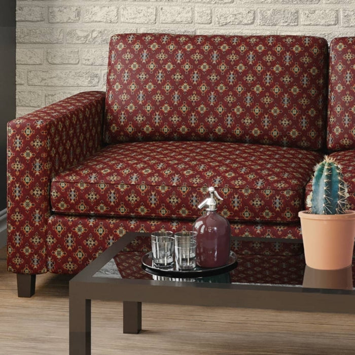 D2012 Claret Fabric Charlotte Fabrics