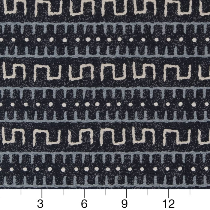 D2031 Indigo Fabric D2031 Charlotte Fabrics