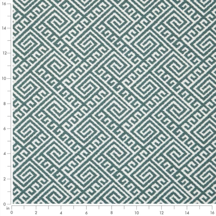 D2556 Aqua Fabric Charlotte Fabrics