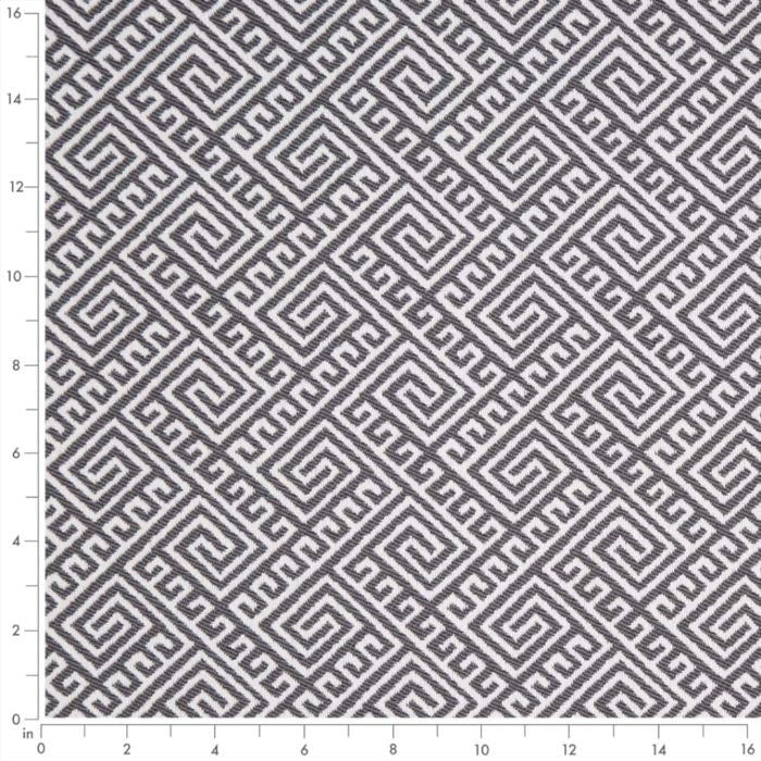 D2557 Charcoal Fabric Charlotte Fabrics