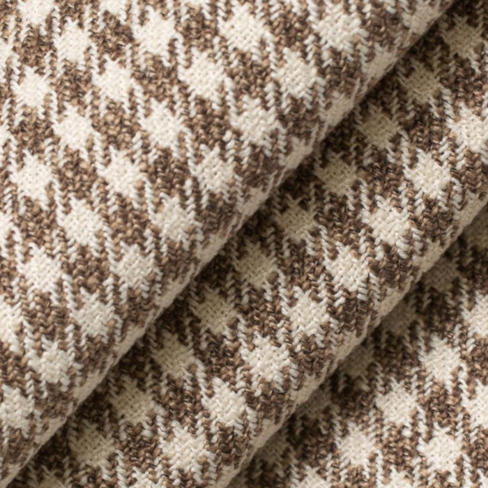 Check Cafe Fabric D2606 Charlotte Fabrics