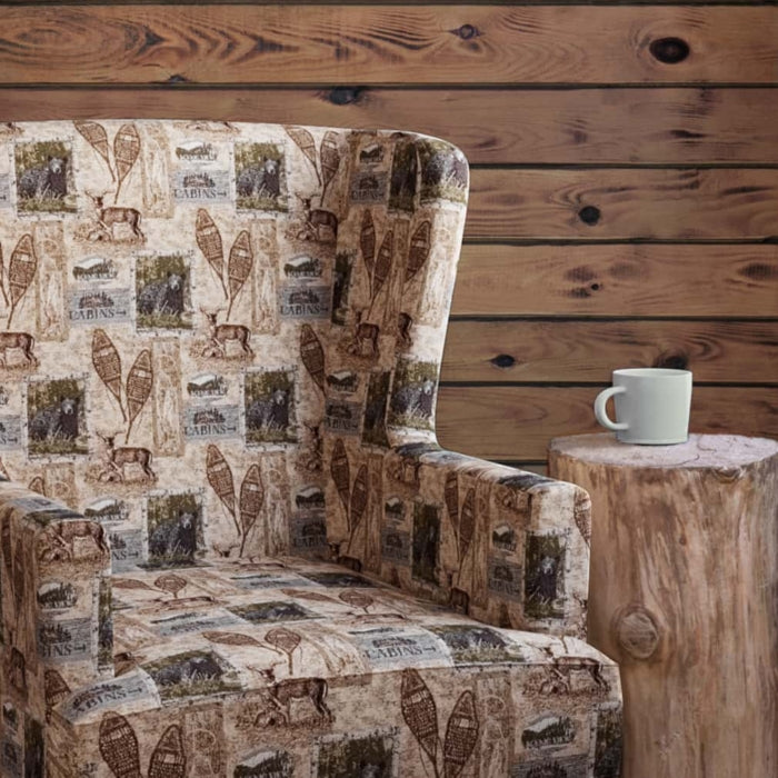 Cabin Honey Fabric D2672 Charlotte Fabrics