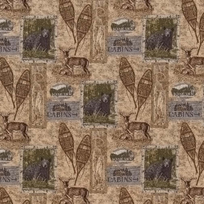 Cabin Honey Fabric D2672 Charlotte Fabrics