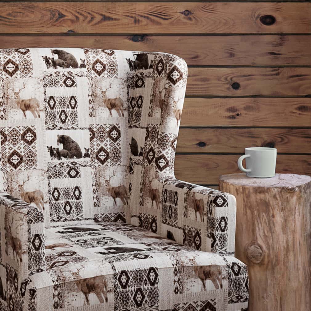D2696 Den Brownstone Fabric Charlotte Fabrics