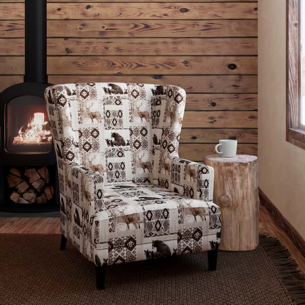 D2696 Den Brownstone Fabric Charlotte Fabrics