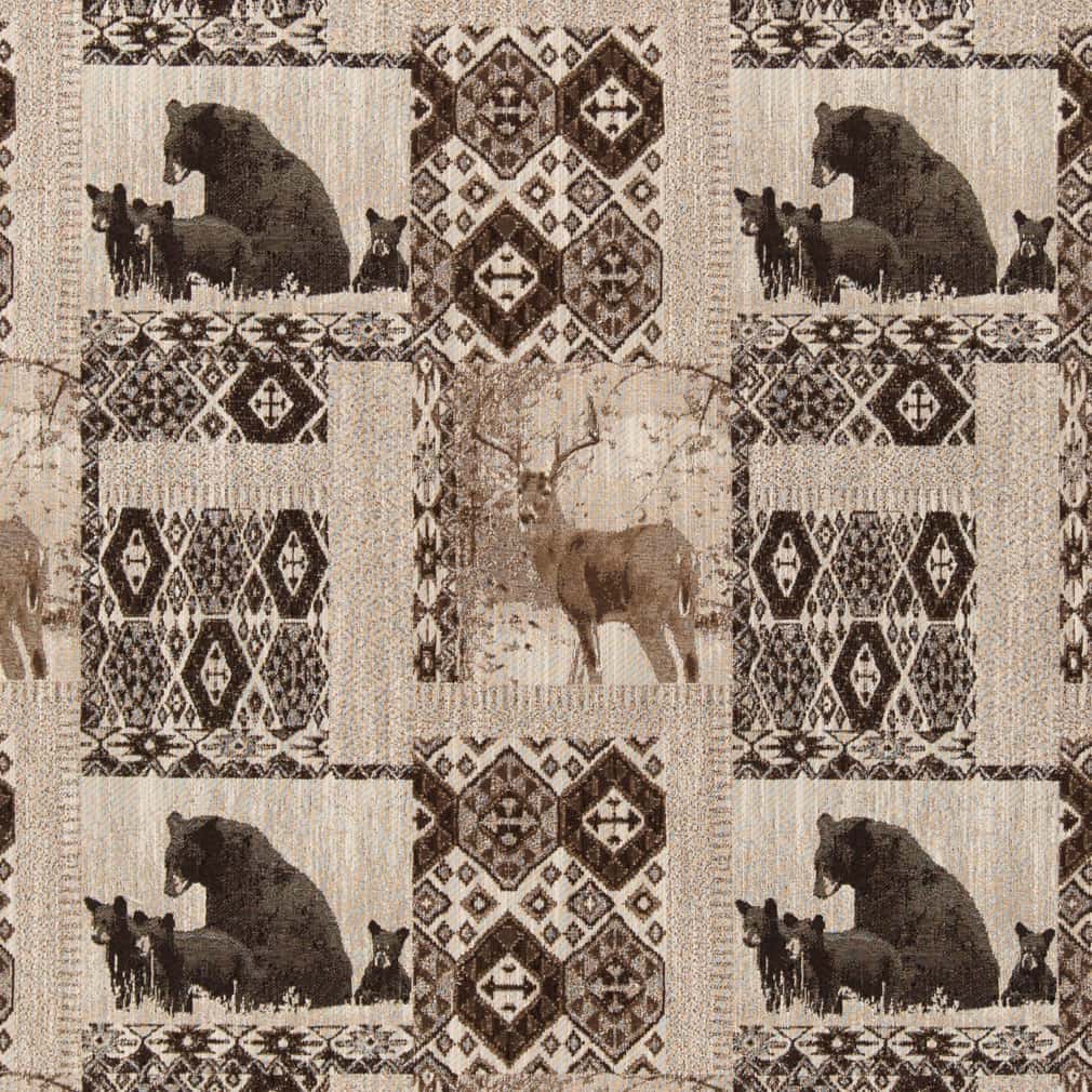 D2696 Den Brownstone Fabric Charlotte Fabrics