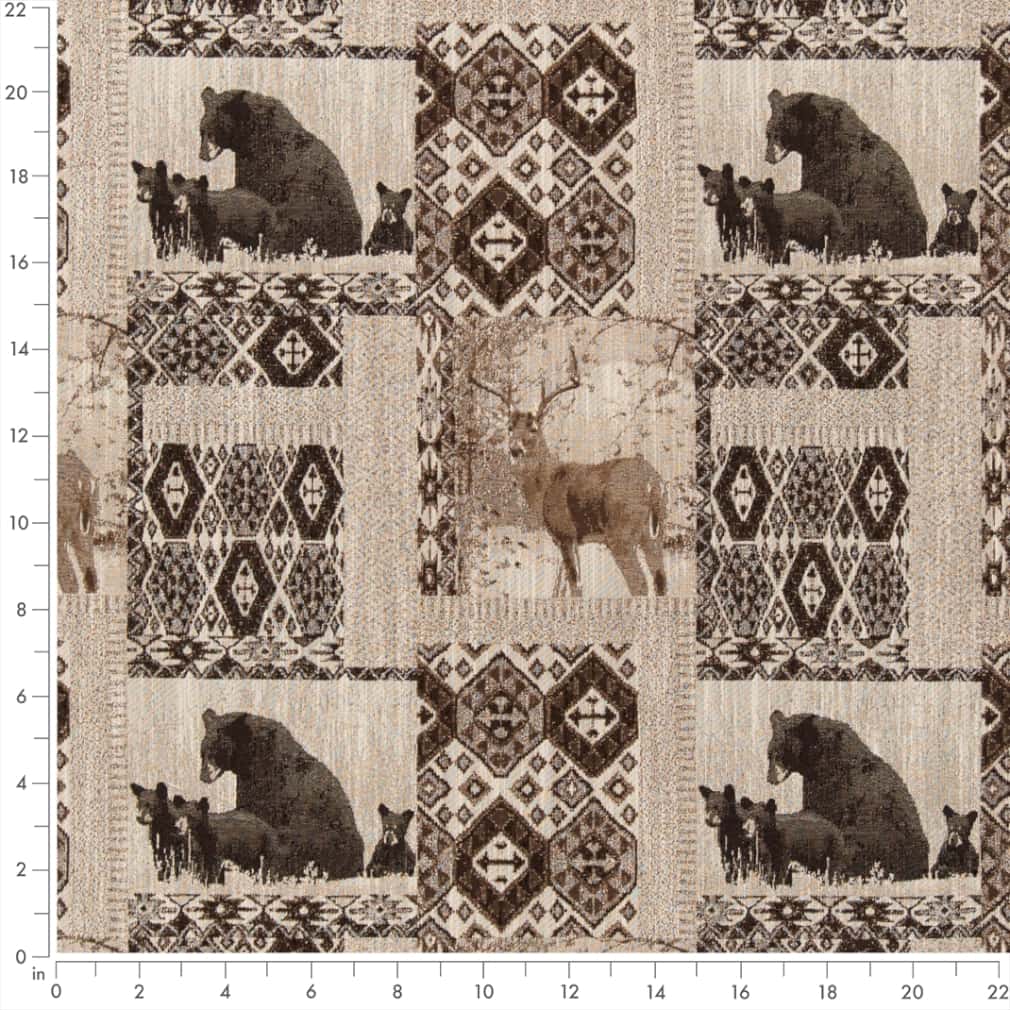 D2696 Den Brownstone Fabric Charlotte Fabrics