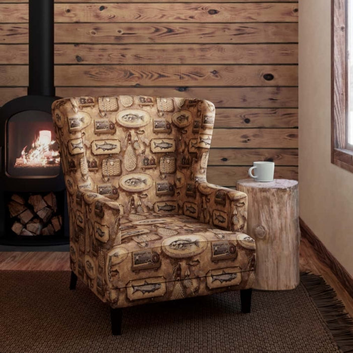 Big Catch Fabric D2698 Charlotte Fabrics