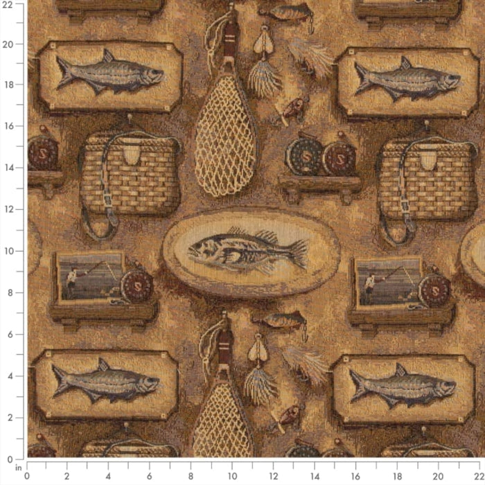 Big Catch Fabric D2698 Charlotte Fabrics