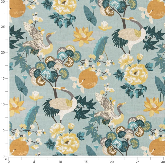 D3315 Sky Fabric Charlotte Fabrics