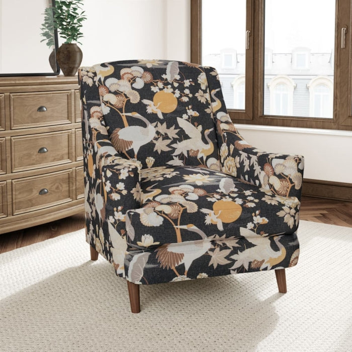 D3316 Noir Fabric Charlotte Fabrics
