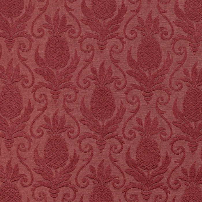 D3574 Red Pineapple Fabric Charlotte Fabrics