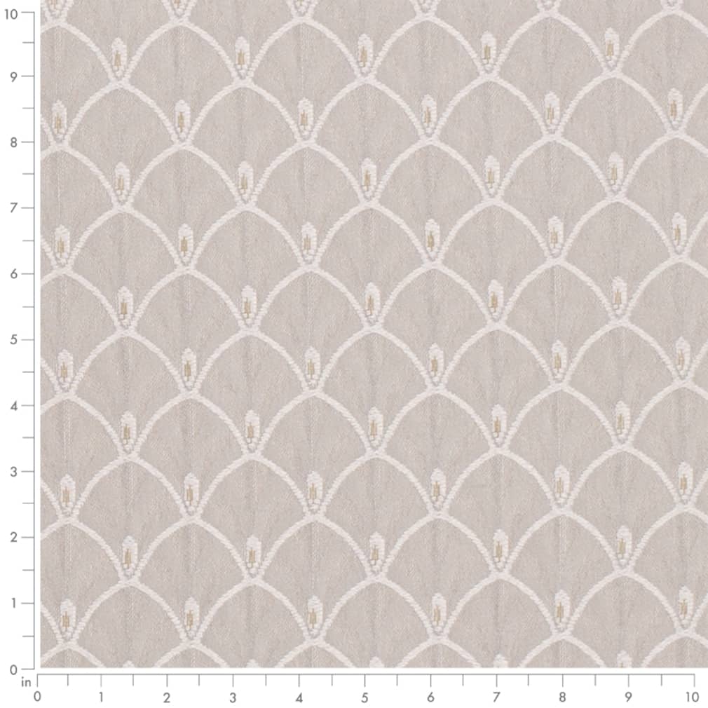 D4038 Taupe Olivia Fabric Charlotte Fabrics