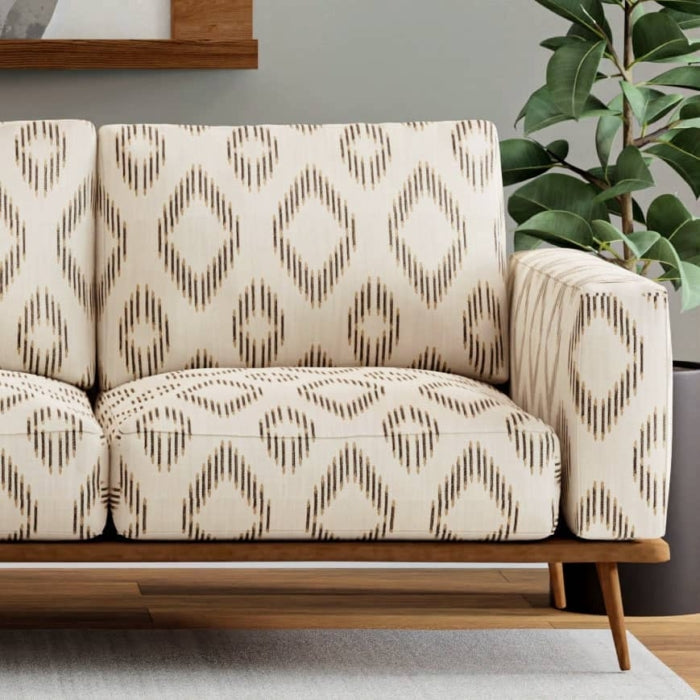 D4107 Charcoal Fabric Charlotte Fabrics
