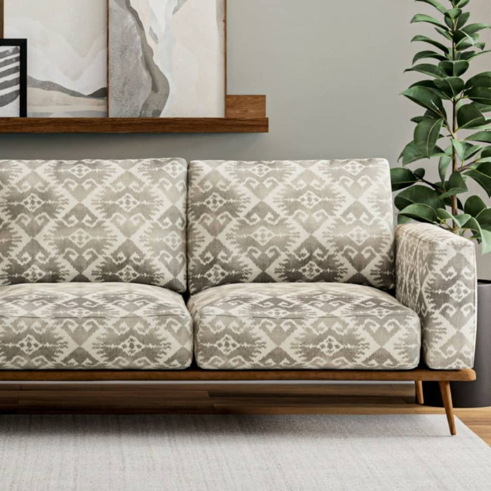 D4121 Pewter Fabric Charlotte Fabrics