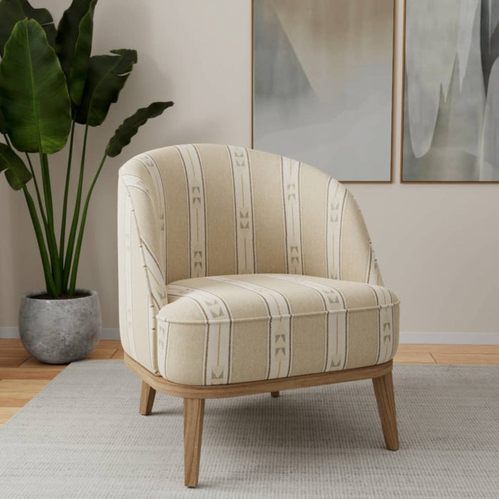 D4139 Beige Fabric Charlotte Fabrics