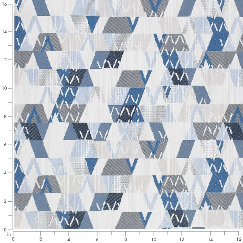 D4349 Blue Fabric D4349 Charlotte Fabrics