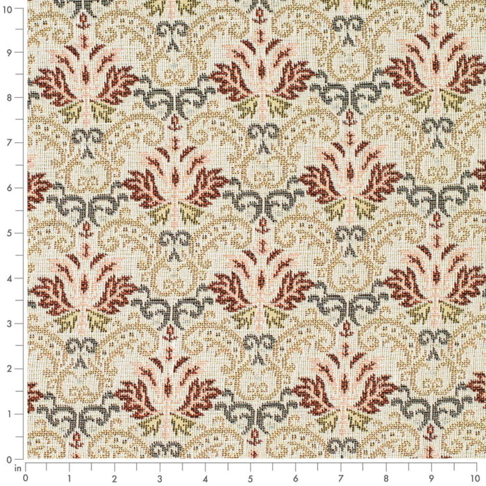 D4367 Tomato Fabric D4367 Charlotte Fabrics