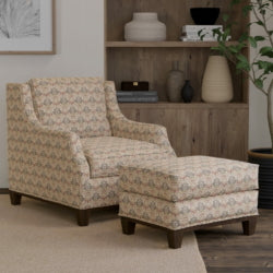 D4370 Azure Fabric Charlotte Fabrics