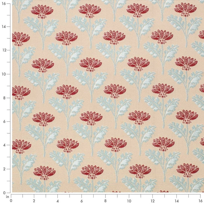 Grace Cardinal Fabric D4420 Charlotte Fabrics