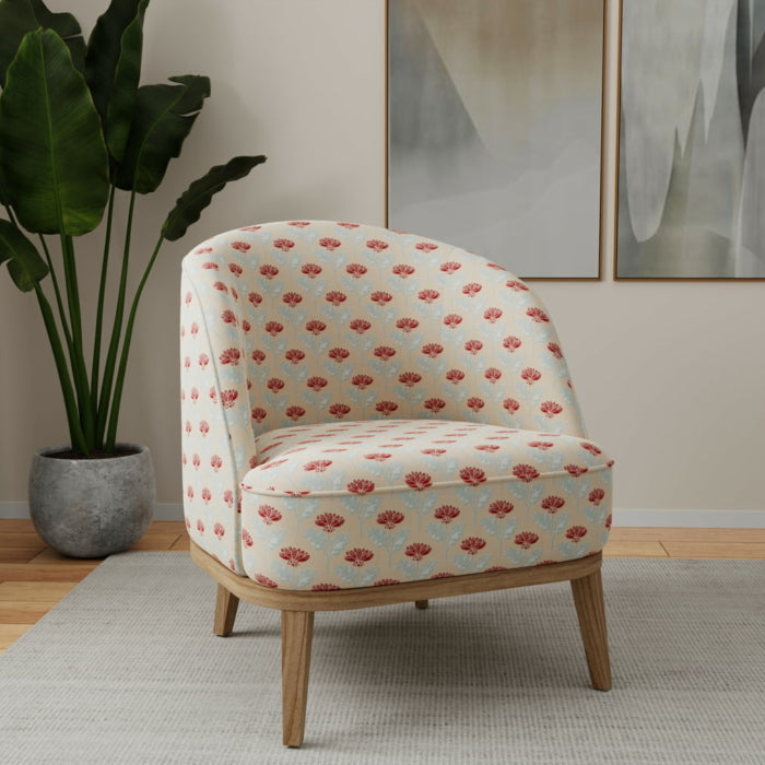 Grace Cardinal Fabric D4420 Charlotte Fabrics