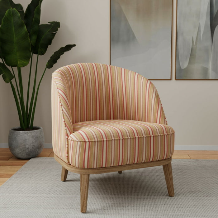 Celeste Coral Fabric D4426 Charlotte Fabrics