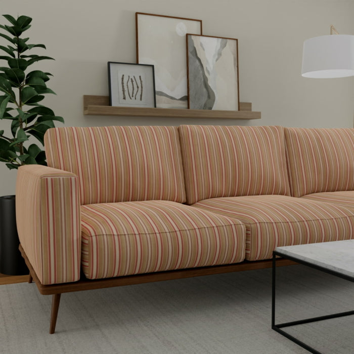 Celeste Coral Fabric D4426 Charlotte Fabrics