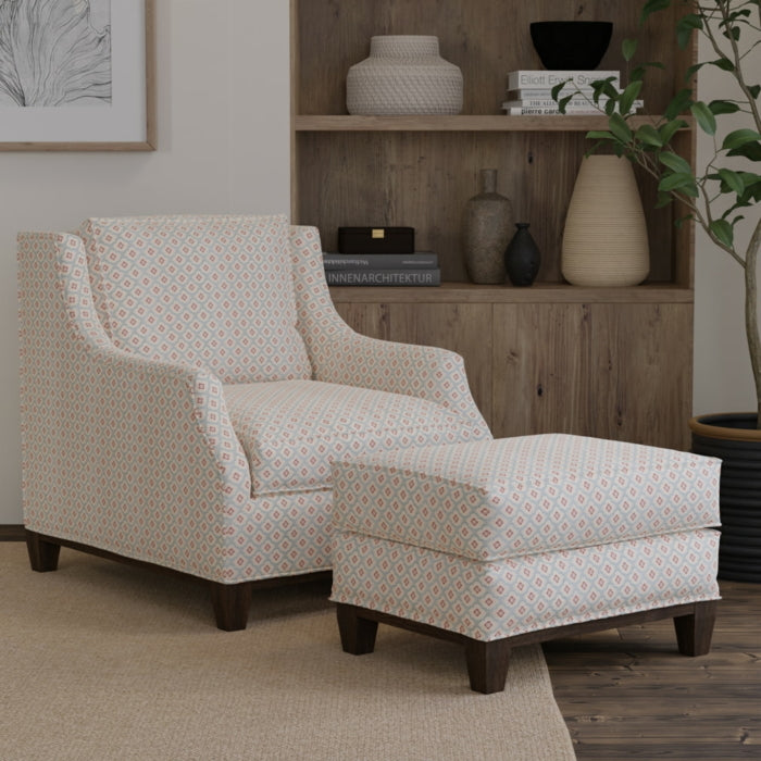 Mae Cardinal Fabric D4441 Charlotte Fabrics