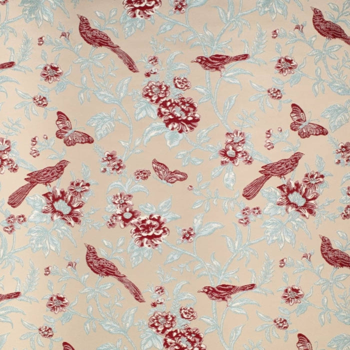 Eden Cardinal Fabric D4447 Charlotte Fabrics