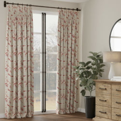 Eden Cardinal Fabric D4447 Charlotte Fabrics