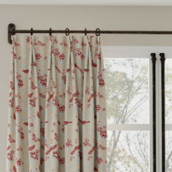Eden Cardinal Fabric D4447 Charlotte Fabrics