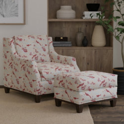 Eden Cardinal Fabric D4447 Charlotte Fabrics