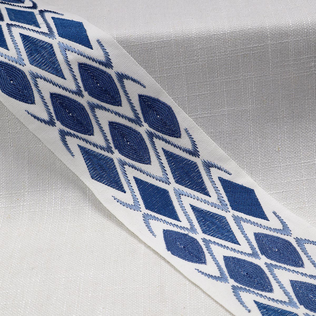 IKATA EMB TAPE BLUES Magnolia Fabrics