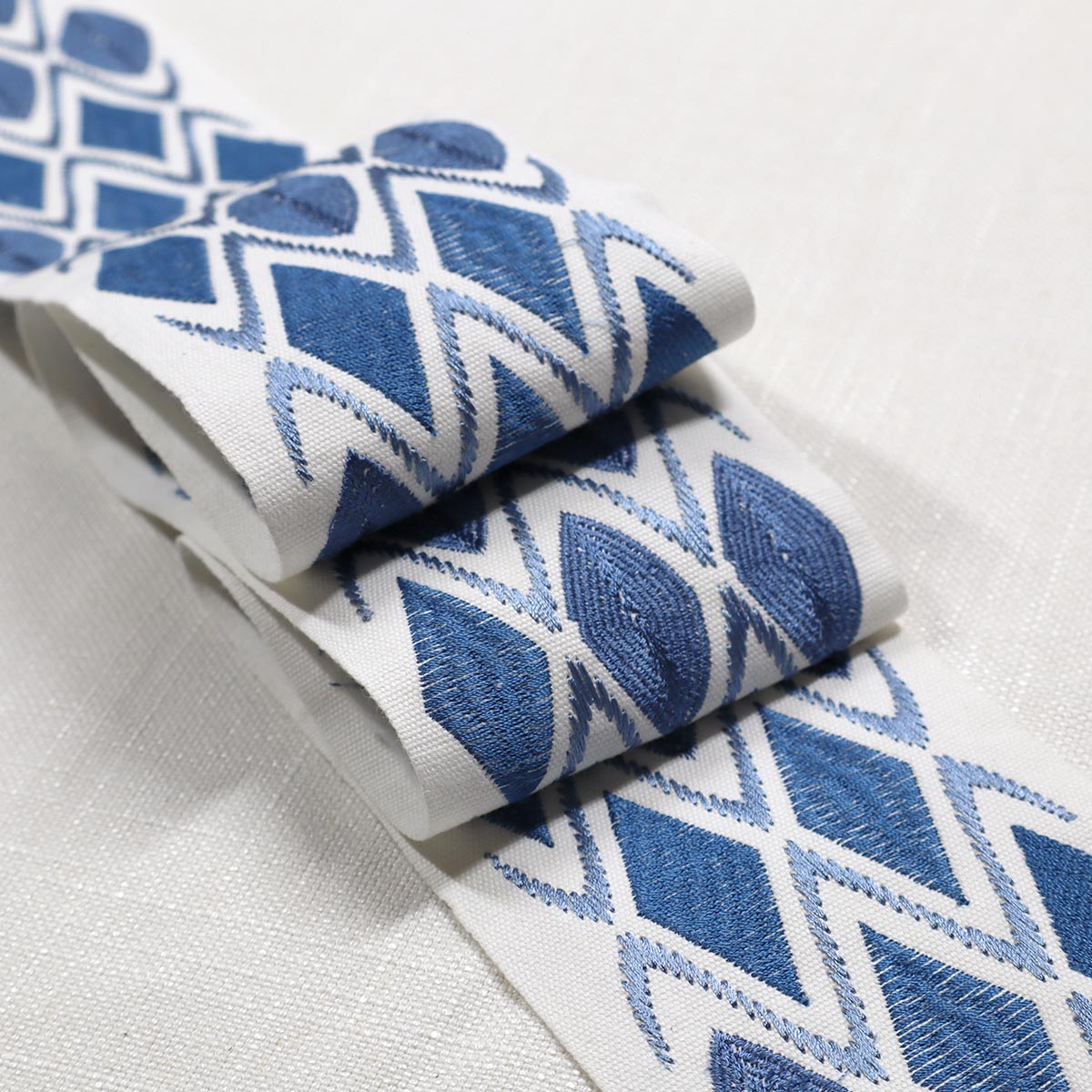IKATA EMB TAPE BLUES Magnolia Fabrics