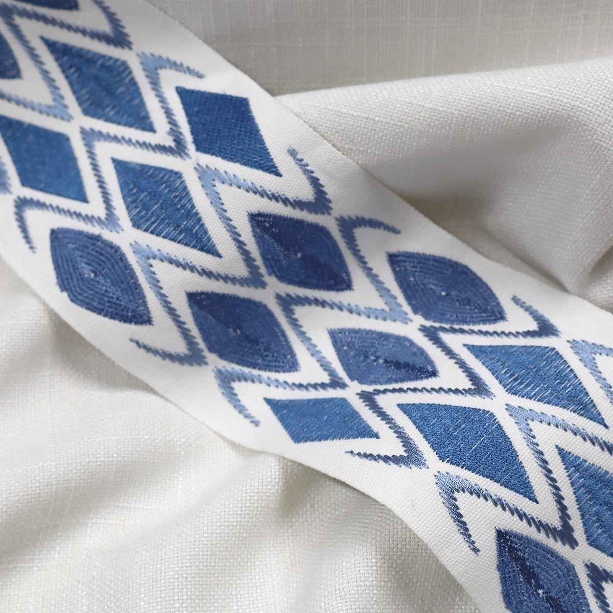 IKATA EMB TAPE BLUES Magnolia Fabrics