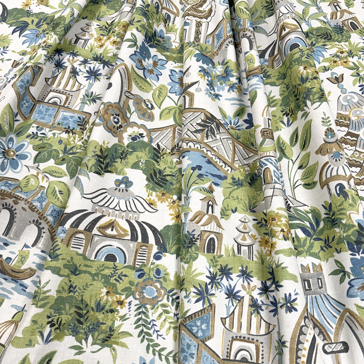KYOTO BLUEGREEN Magnolia Fabrics