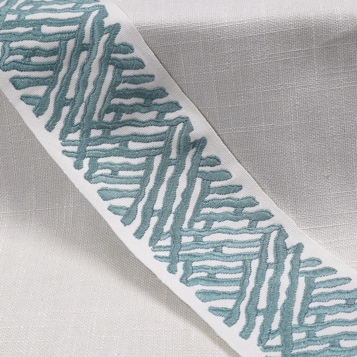 TRELLI EMB TAPE JADE Mag Fabrics