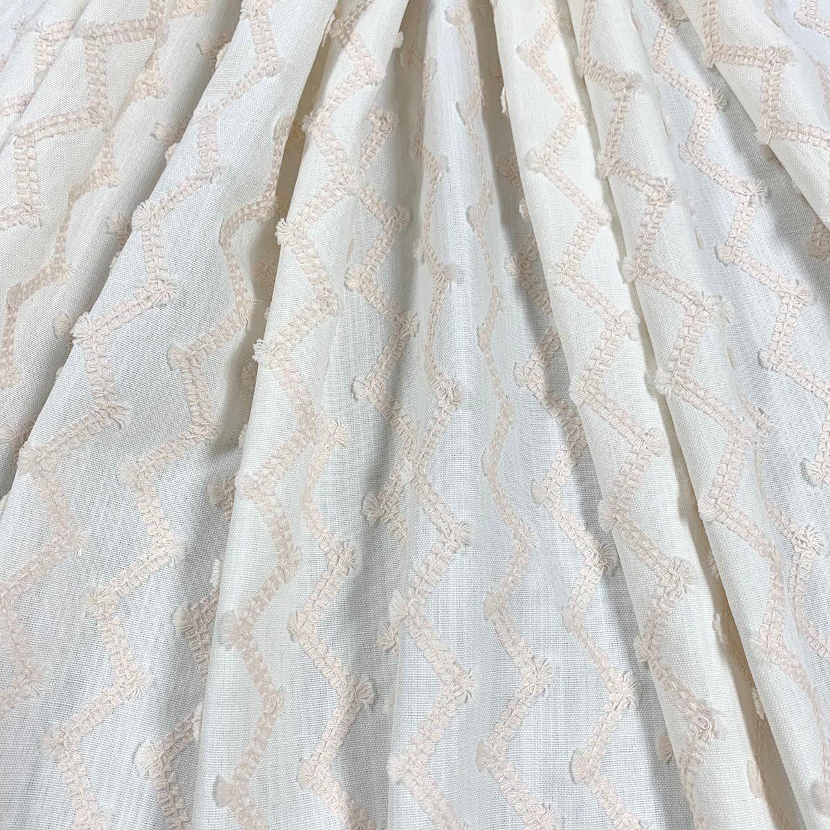 ZAG PALE PINK Magnolia Fabrics