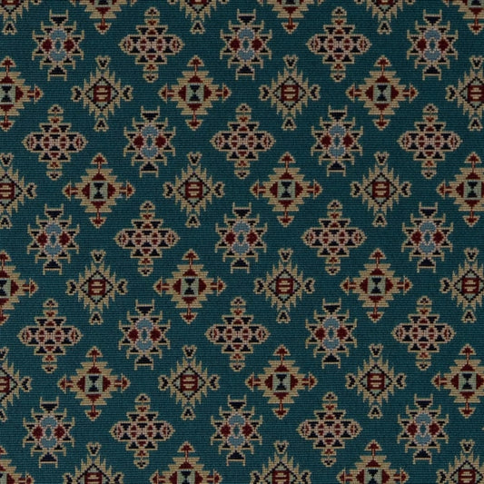 D2014 Turquoise Fabric Charlotte Fabrics