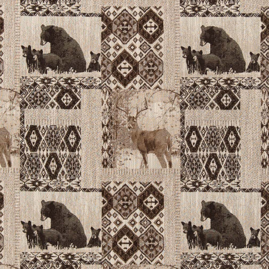 D2696 Den Brownstone Fabric Charlotte Fabrics