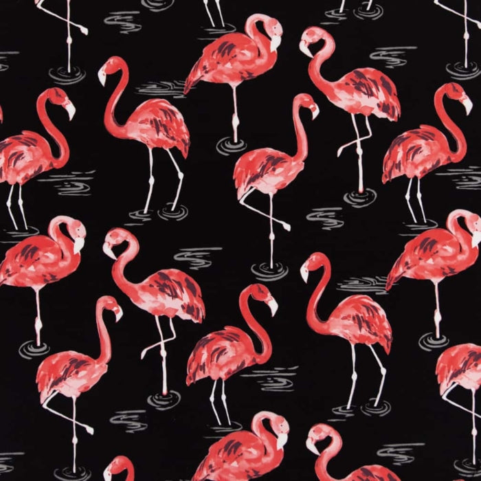 D2730 Flamingo Fabric Charlotte Fabrics