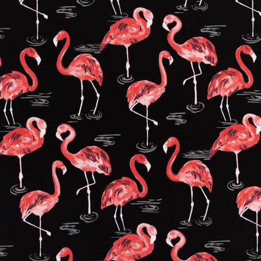 D2730 Flamingo Fabric Charlotte Fabrics