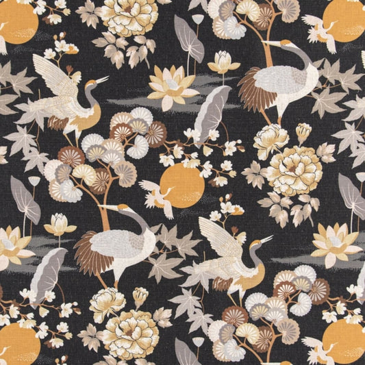 D3316 Noir Fabric Charlotte Fabrics