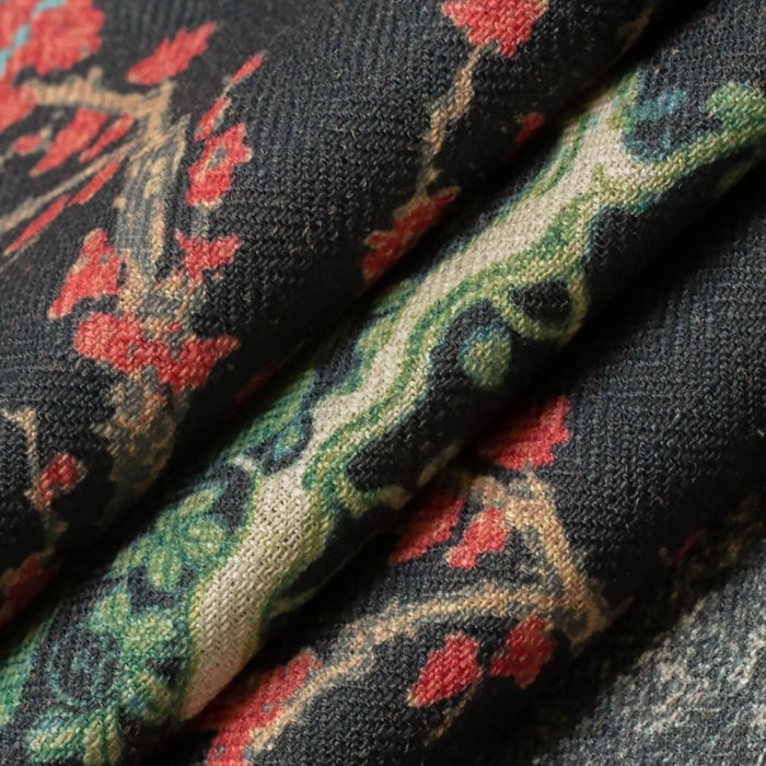 D3350 Ebony Fabric Charlotte Fabrics