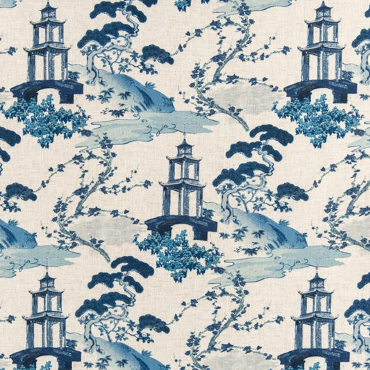 D3352 Sapphire Fabric Charlotte Fabrics
