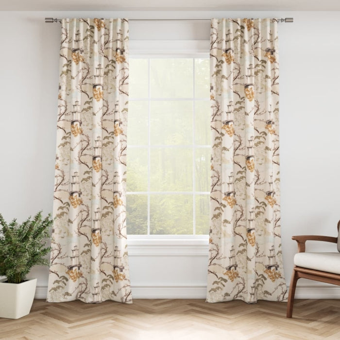 D3354 Ivory Fabric Charlotte Fabrics