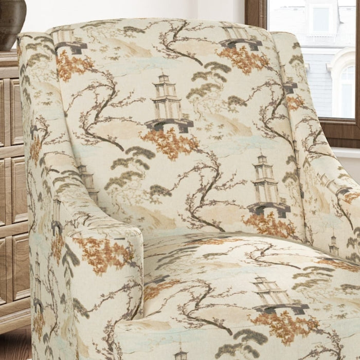 D3354 Ivory Fabric Charlotte Fabrics