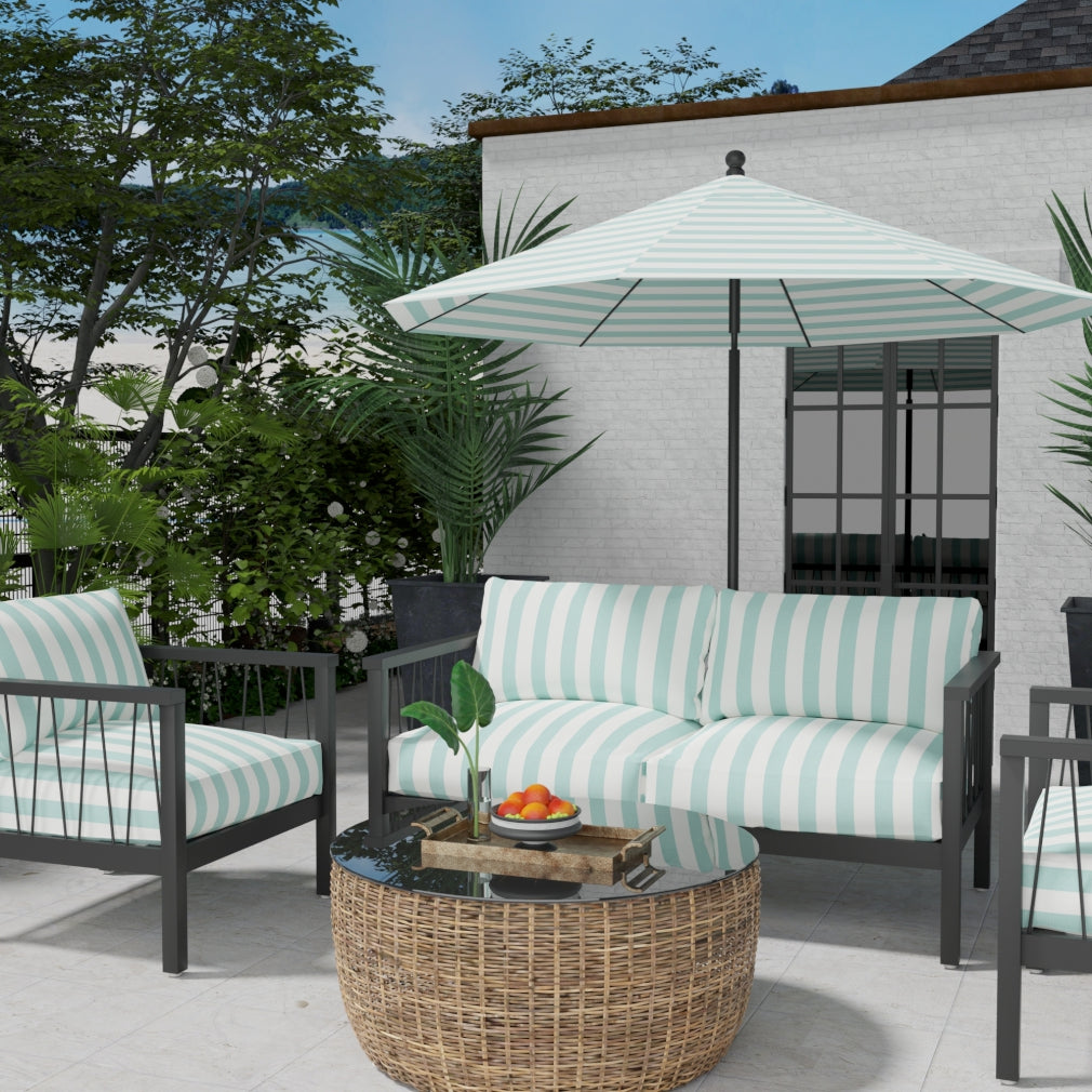 Cabana Glacier Fabric D3483 Charlotte Fabrics