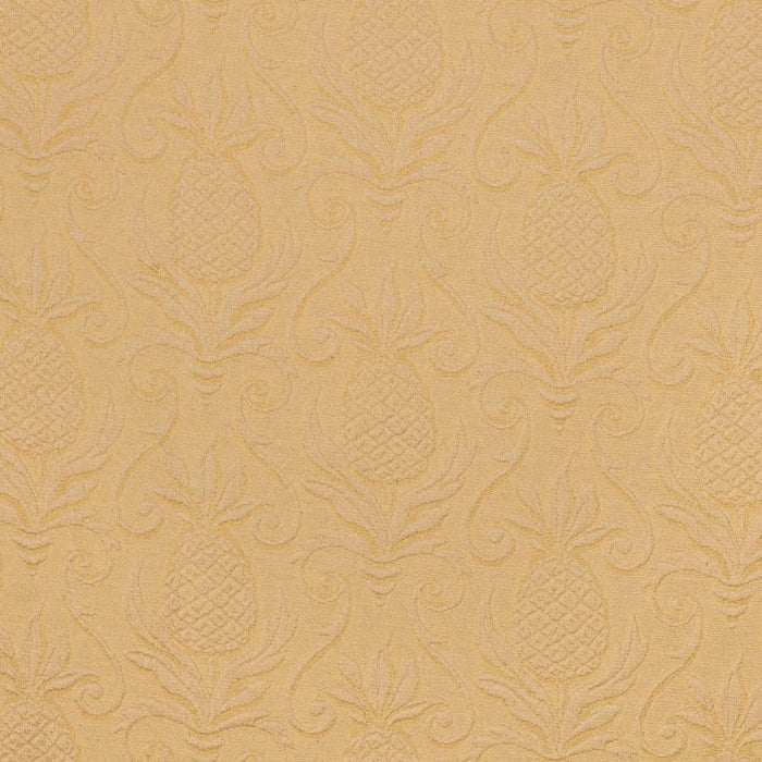 Gold Pineapple Fabric D3571 Charlotte Fabrics
