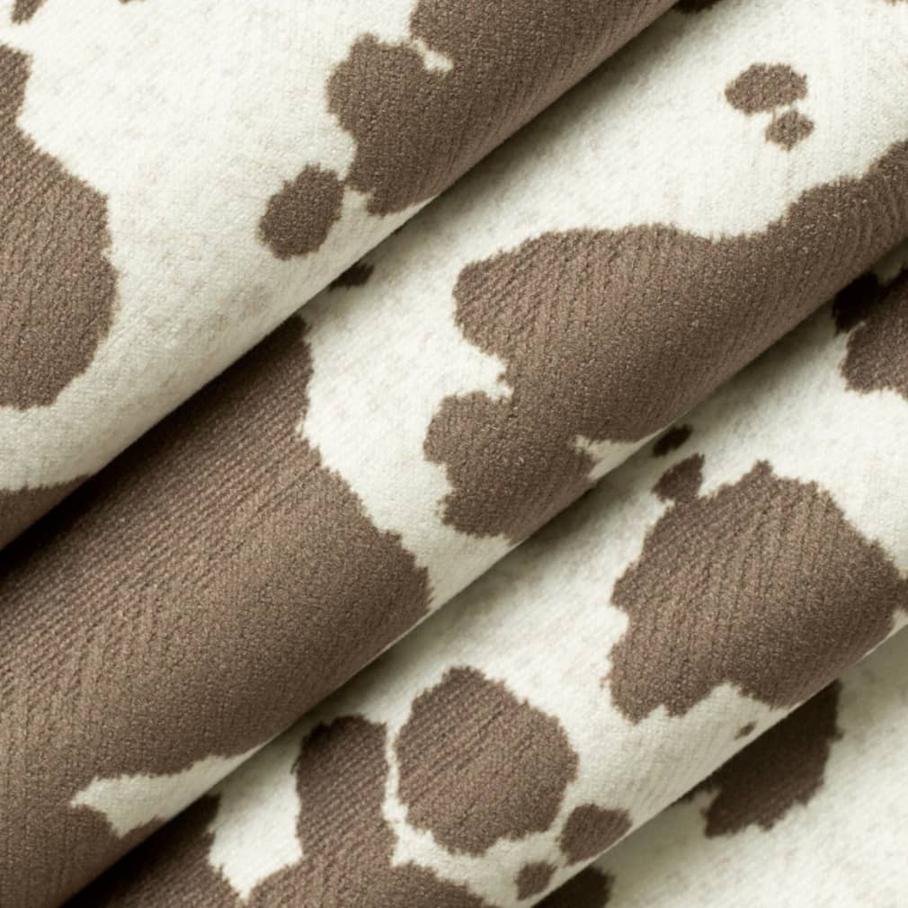 D3792 Coffee Fabric Charlotte Fabrics